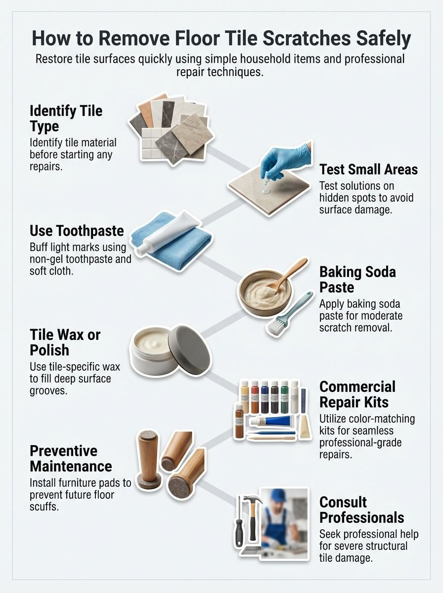 How To Remove Scratches From Floor Tiles Without Damaging Them