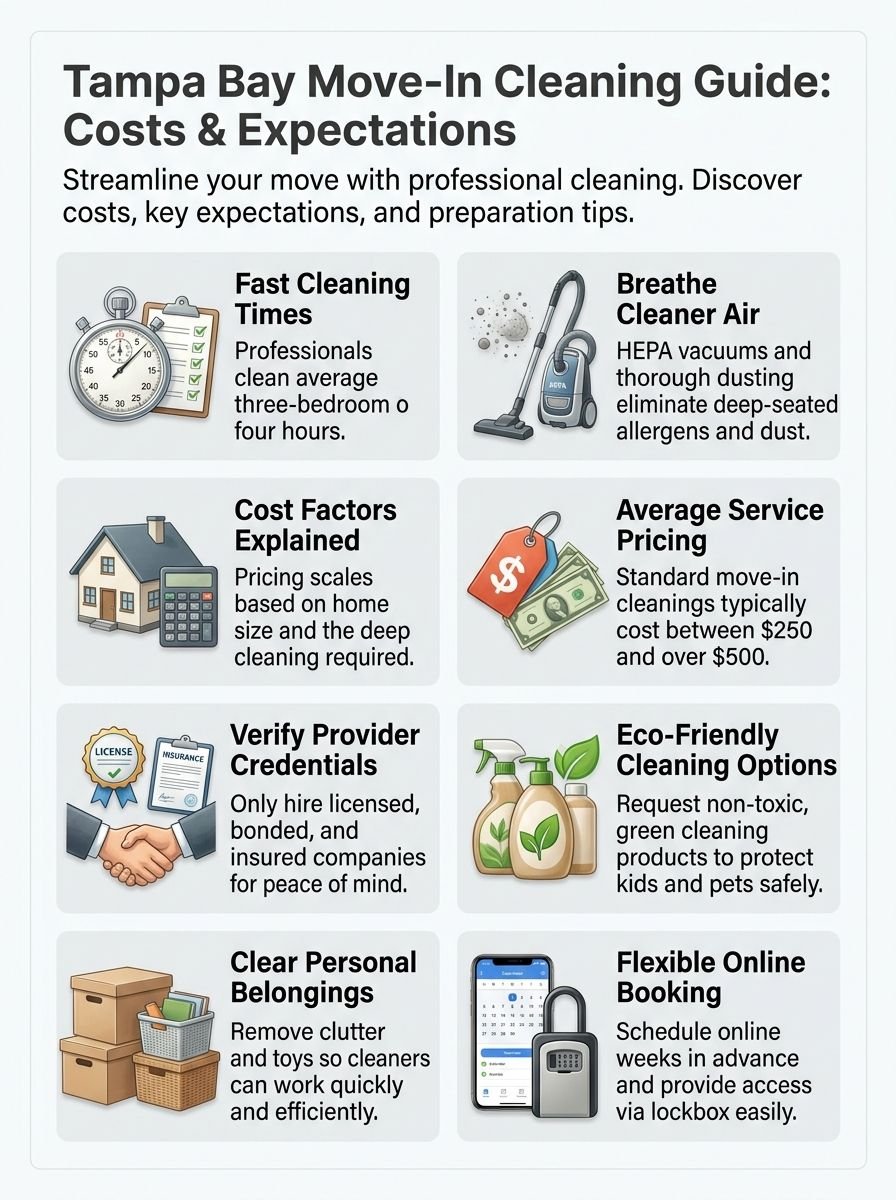 Move In Cleaning Services In Tampa Bay Area: What To Expect And Cost Move In Cleaning Services In Tampa Bay Area: What To Expect And Cost