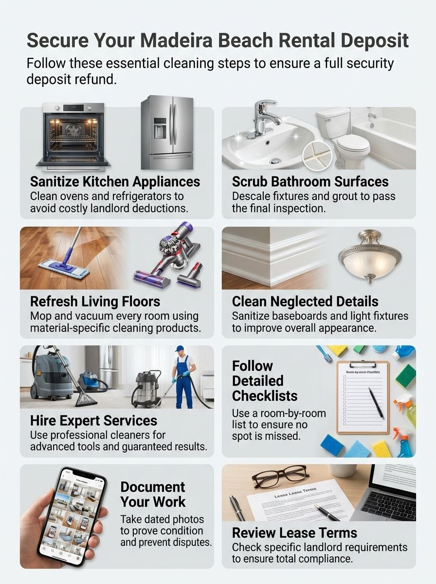 Move Out Cleaning In Madeira Beach: How To Get Your Deposit Back