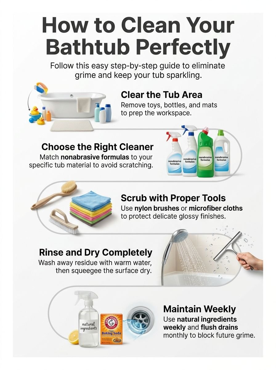 How To Clean Your Bathtub And Keep It Sparkling Every Time