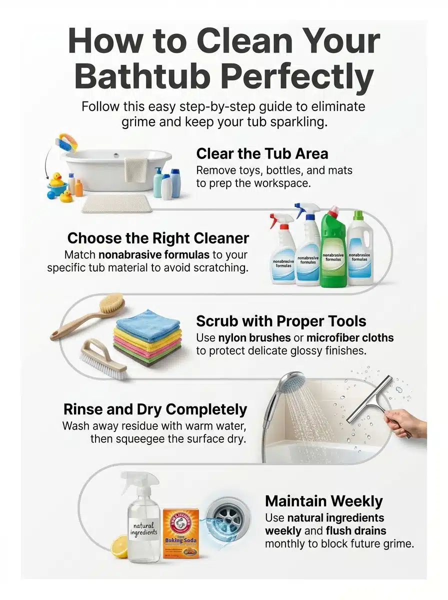 How To Clean Your Bathtub And Keep It Sparkling Every Time