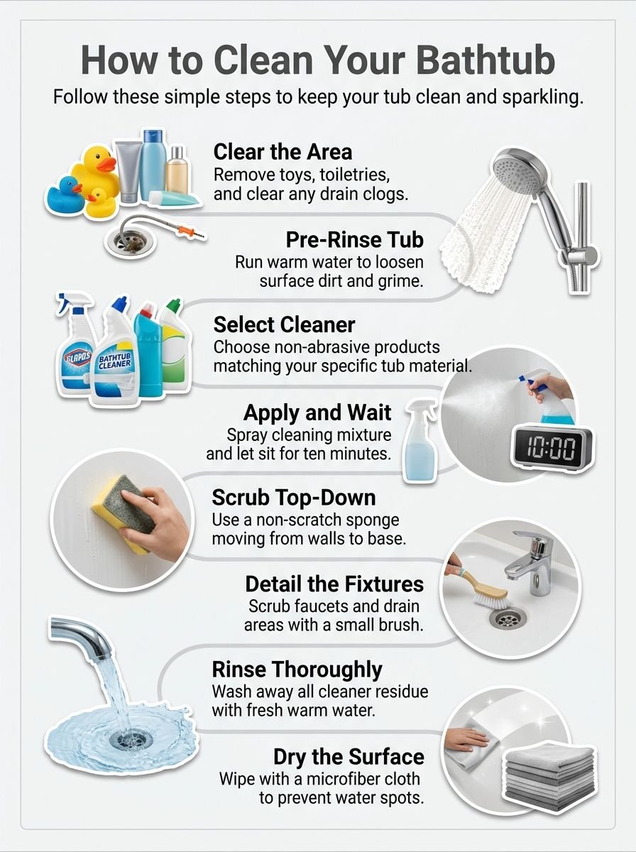 How To Clean Your Bathtub And Keep It Sparkling Every Time How To Clean Your Bathtub And Keep It Sparkling Every Time