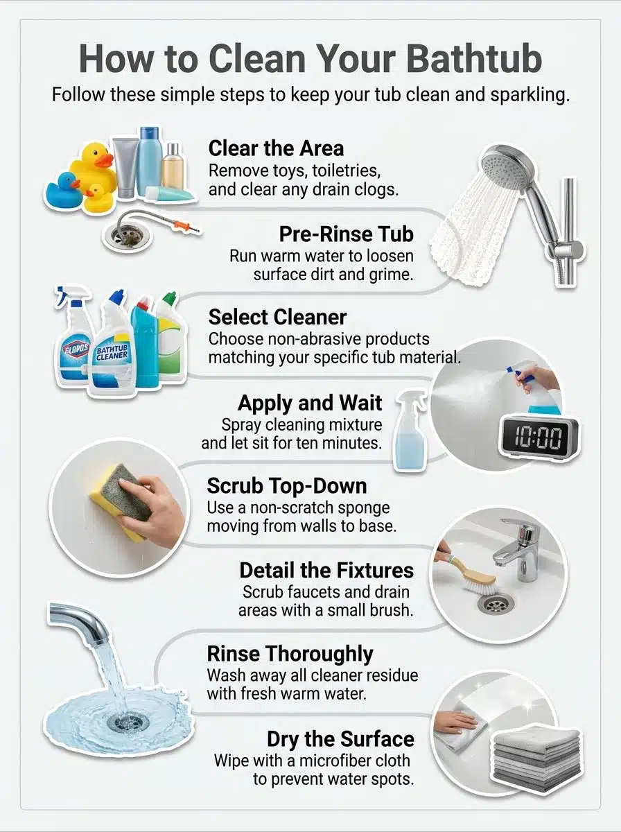 How To Clean Your Bathtub And Keep It Sparkling Every Time