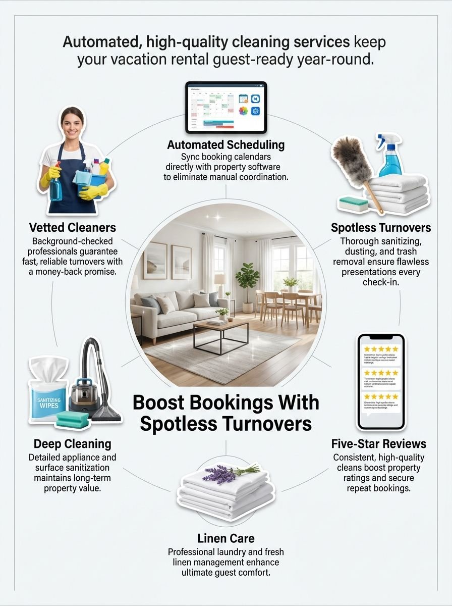 Vacation Rental Cleaning Belleair: Trusted Services For Spotless Guest Turnovers