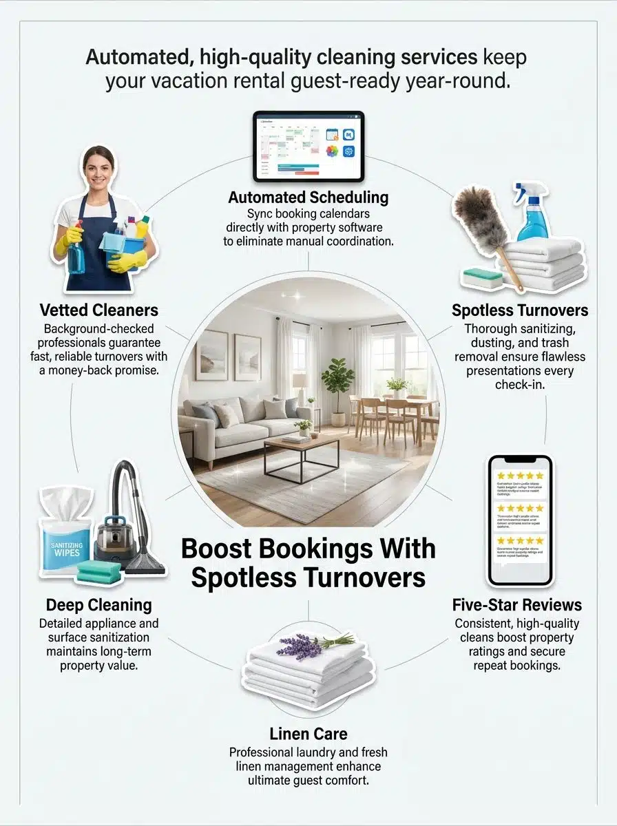 Vacation Rental Cleaning Belleair: Trusted Services For Spotless Guest Turnovers